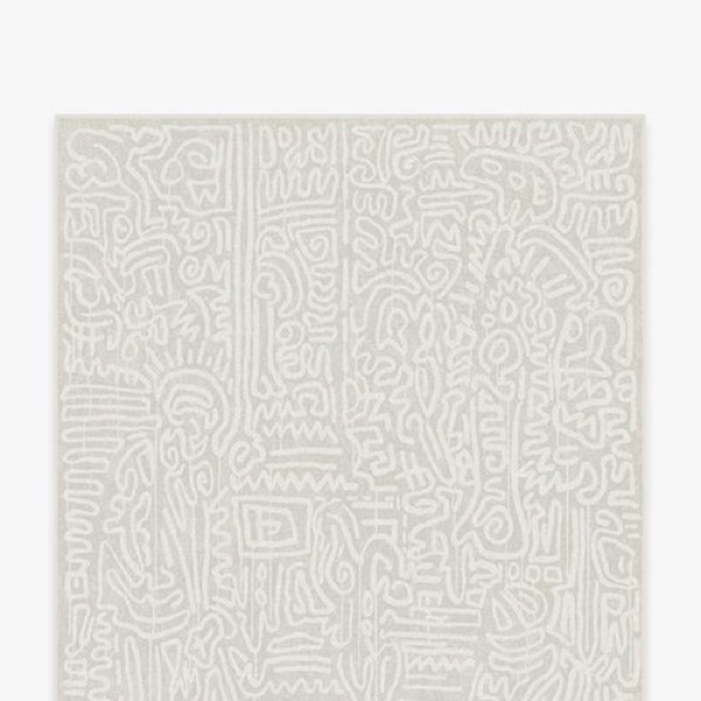 Keith Haring Freestyle Ruggable Rug Cover 5x7